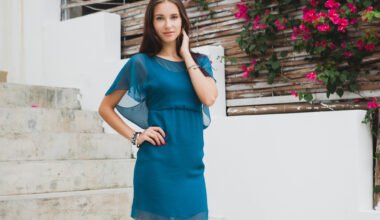Short-Sleeve Formal Dresses